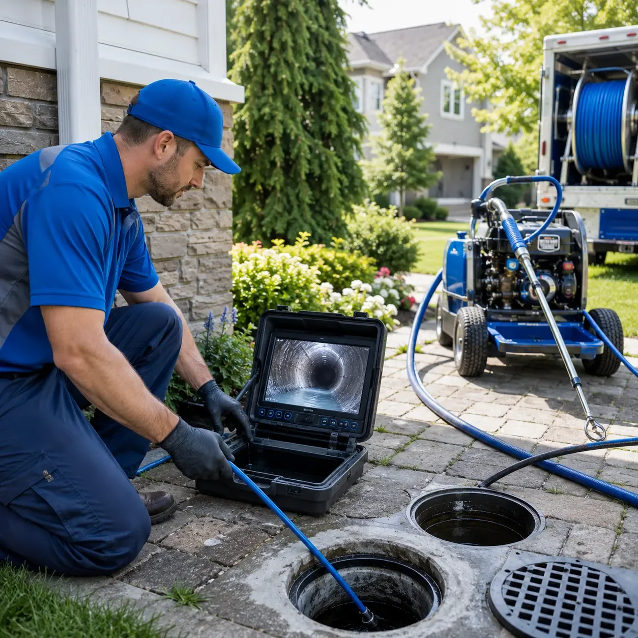 Outdoor drain cleaning professionals serving Irving, NY